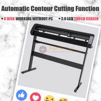 เครื่องตัดสติ๊กเกอร์ไดคัท (1.3m) เครื่องตัดสติ๊ก 1.3m Vinyl Cutter with Full Auto Contour Cut Function 3.0 LCD touch screen