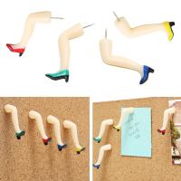 Decorative Push Pins Thumb Tacks Office Stationery Women Legs Large Pushpins Thumbtacks for Bulletin Board Organization Map Clips Pins Tacks