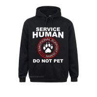 New Design Service Human Tshirt Funny Dog Owner Emotional Support Human Sweatshirts Men Hoodies Long Sleeve Sportswears Size XS-4XL