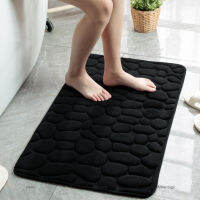 (HOT)Cobblestone Embossed Bath Mat Non-Slip พรมห้องน้ำในอ่างล้างหน้าอ่างอาบน้ำด้านข้างพรมปูพื้นห้องอาบน้ำพรมเช็ดเท้า Memory Foam Pad