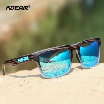 KDEAM Polarized Sunglasses Mens Women Square Outdoor Driving Fishing Glasses  Hot