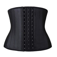 25 Steel Boned Latex Corset Women Waist Control Corset Bustier Underbust Latex Waist Trainer Corset Slimming Shaper Belt