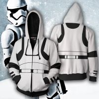 Star Wars Darth Vader Cosplay Costumes Star Wars Hoodies 3D print Zip Up Hoodie Sweatshirts  Unisex  sports Jackets CoatTH