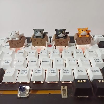 ◎▩✈ Rx ABS Custom Cartoon Anime Cat Keycap Bottom Backlit Keycaps Gift For Cherry MX Mechanical Keyboard Key Cap