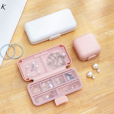 Lock Buckle Compartment Storage Case Lock Buckle Jewelry Case Necklace Jewelry Case Cute Jewelry Storage Case Earring Jewelry Case Mini Portable Jewelry Case