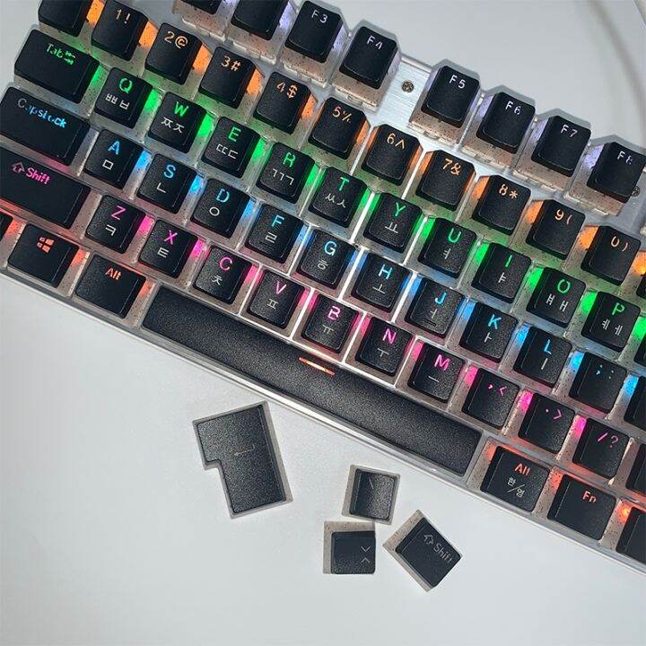 keycaps Hangul Key Cap Korean Layout Keycap Set PBT XDA Highly Profile