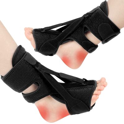 3 Adjustable Straps And Foot Drop For Women &amp; Men Relief Brace Upgrade Plantar Fasciitis Night Splint