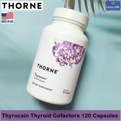 ผลิตภัณฑ์เสริมอาหาร ไทรอยด์ Thyrocsin Thyroid Cofactors 120 Capsules - Thorne Research