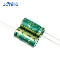 10pcs 35V 1000UF 10*20 10x20mm 13 x 21MM  13 x 17MM high frequency low impedance aluminum electrolytic capacitor 1000uf 35v Electrical Circuitry Parts