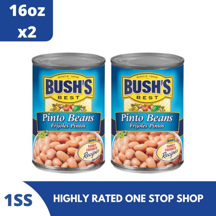 Bush’s Best Pinto Beans 16oz, Set Of 2 (Exp Feb 2024) | Lazada PH