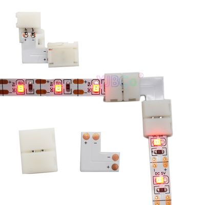 5set 2pin 3pin 4pin 5pin 6pin L Shape connecting corner right angle 5mm/8mm/10mm/12mm FPCB LED Strip Light Connector