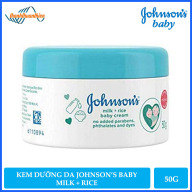 Kem Dưỡng Da Chứa Sữa Và Gạo Johnson s Baby (50g) thumbnail