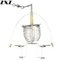 New Automatic Feeder Fishing Hook at top speed Easy Used Tool Fishing Tackle Accessory Launcher Trap Spring Cage Hooks