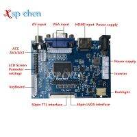 จอแสดงผล LCD TTL LVDS กระดานควบคุม HDMI VGA 2AV 50PIN สำหรับ AT070TN90 92 94สนับสนุนโดยอัตโนมัติ