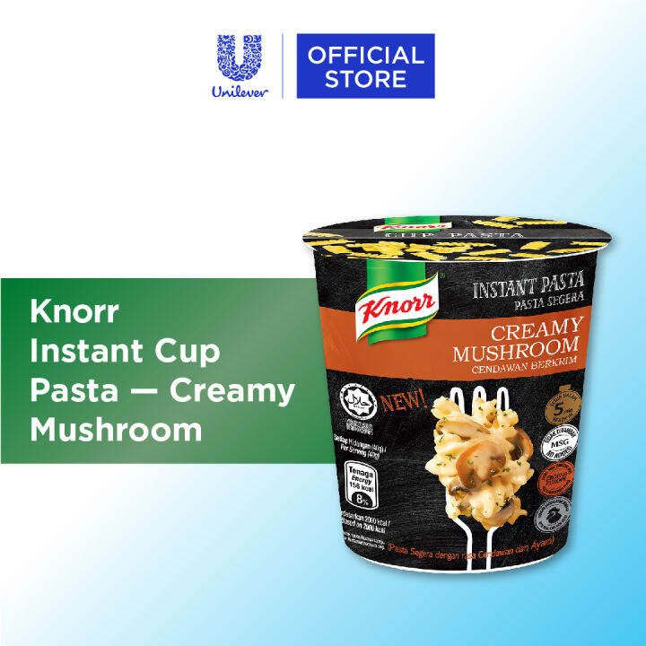 Knorr Cup Pasta Creamy Mushroom 40g Lazada Singapore