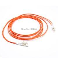 High quality 3M/5M LC to LC Duplex Multimode 62.5/125 Fiber Patch Cord Orange Jumper Cable Optic for Network