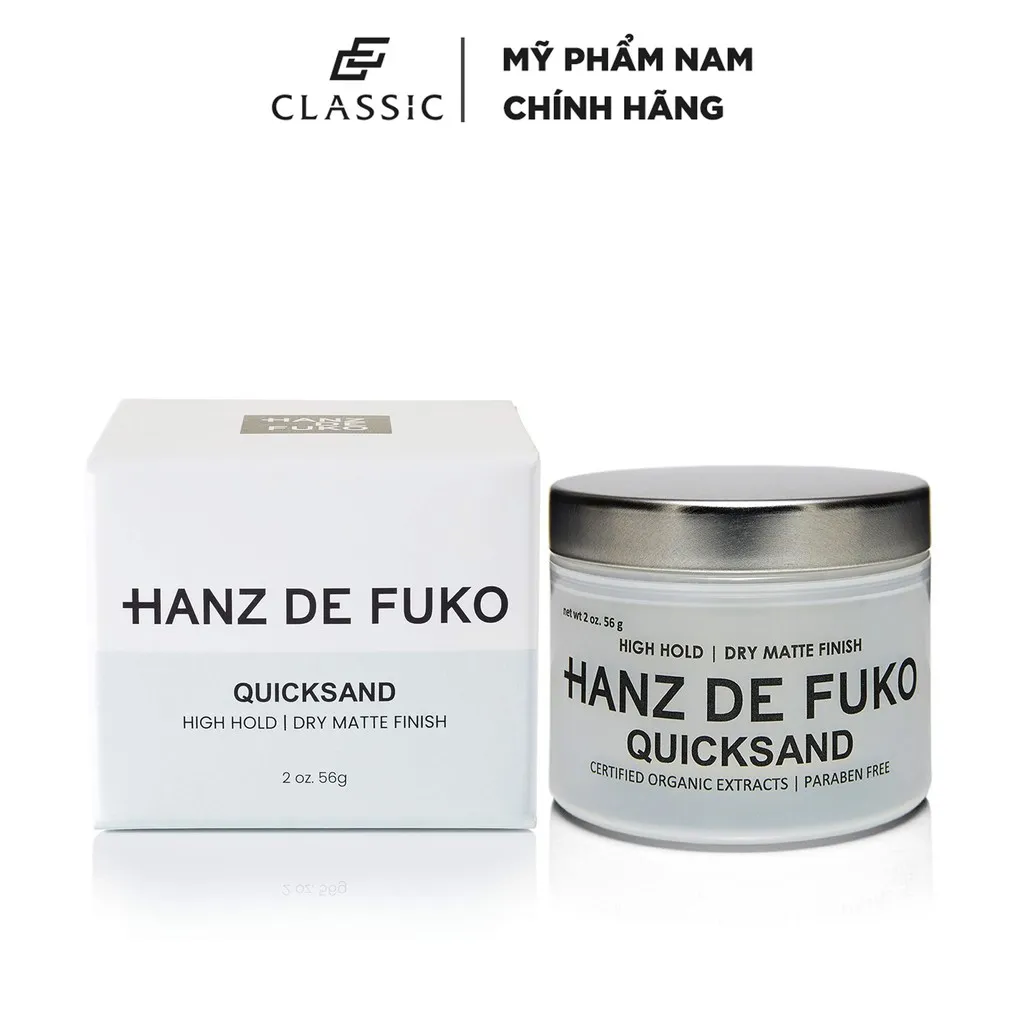 Sáp vuốt tóc nam Hanz de Fuko Quicksand chính hãng  Wax for men  Lotte  Market