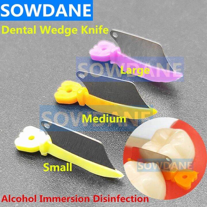 New Dental Wedge Knife Prime Teeth Interproximal Plastic Wedges knife