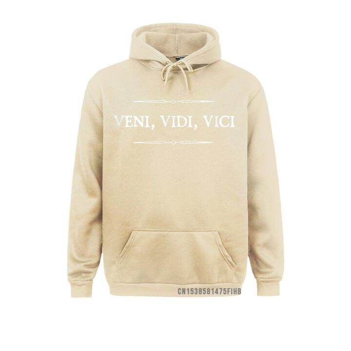 เสื้อฮู้ด-veni-vidi-vici-มาแล้วฉันเอาชนะจูเลียซีซาร์ฮาราจูกุวันขอบคุณพระเจ้าเสื้อฮู้ดสไตล์เรียบง่ายเสื้อฮิปฮอป