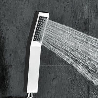 quality brass chromed handheld shower head pressurize water-saving square hand shower nice fashion design free shipping