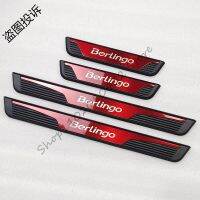 for Citroen Berlingo B9 MK2 II 2008 - 2019 Door Sill Scuff Plate Kick Guard Pedal Threshold Step Protector Stainless Car-styling