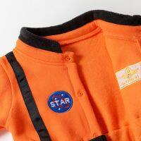 、‘】【= Baby Space Astronaut Costume Fall Winter Clothes For Toddler Boy Girl Romper Halloween Anime Cosplay Outfit 9 12 18 24 36 Months