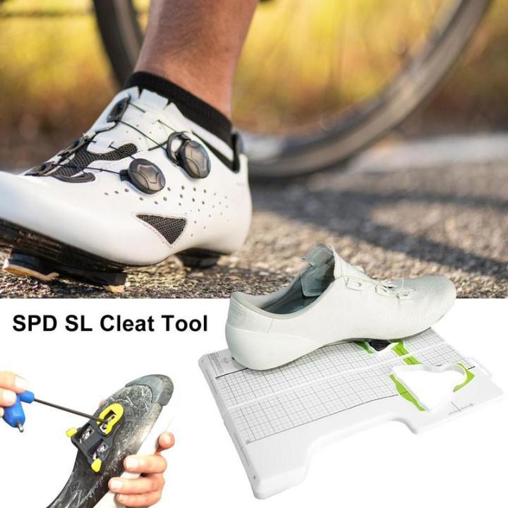 ปุ่มสตั๊ดแป้นจักรยานอุปกรณ์ปรับจักรยานเสือหมอบแบบล็อคตัวเองสำหรับอุปกรณ์ซับน้ำล็อครองเท้าปั่นจักรยาน-spd-ใหม่