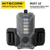 NITECORE ไฟหน้า NU07 LE มัลติไลท์สำหรับไฟสัญญาณ,ไฟ LED ขนาดเล็กสำหรับหมวกกันน็อคแบ็คแบ็กชาร์จ USB-C ได้ไฟเตือน