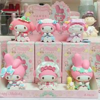 Melody Mymelody Secret Tea Party Blind Box Of Merit Goods Cute Girl Gift Furnishing Articles Children Hands Do