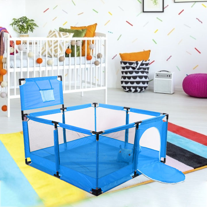 baby-playpens-ball-pool-with-basketball-hoop-extra-large-baby-mesh-fence-indoor-outdoor-playground-dry-pool-playpen-for-children