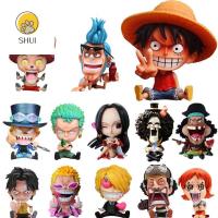 ฟิกเกอร์แอคชั่น SHUI70300ของเล่น PVC Doflamingo ขนาดเล็ก Sabi Nami Han Ace Roronoa Zoro ของประดับโต๊ะทำงาน Luffy ตัวการ์ตูนฟิกเกอร์ลิง D Luffy โมเดลคอลเลกชันโมเดลของเล่น