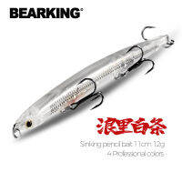 BEARKING Professional เหยื่อตกปลาร้อน11ซม. 12G Sinking ดินสอเหยื่อล่อคุณภาพสูง Hard เหยื่อ Good Action Wobblers