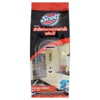 ?จัดโปร !!!? สก๊อตต์ ผ้าเช็ดทำความสะอาดฆ่าเชื้อ พร้อมใช้ 30 แผ่น Scott Ready To Use Sterilized Cleaning Cloth 30 Sheets