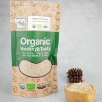 งาขาว ออร์แกนิค ตรามิสเตอร์แอนด์มิสซีส 250 กรัม/Organic White Sesame (Mr.&amp;Mrs.Brand) 250 g