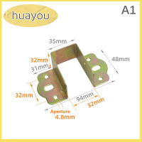 Huayou บานพับเตียงหนาแบบตะขอมุมรหัสเตียงขาตั้งโลหะสนับสนุนการเชื่อมต่อแบบคงที่อุปกรณ์ฮาร์ดแวร์