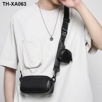 Mens trendy backpacks simple casual crossbody bags boys carry-on shoulder 2023 new womens