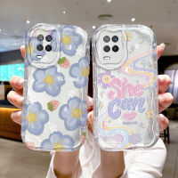 เคส LIFEBELLE สำหรับ Realme 8 5G,เคสแฟชั่นน่ารักซิลิโคนเนื้อนิ่มโปร่งใสเคสโทรศัพท์มีลายกันกระแทกคู่รักน่ารักฝาหลังป้องกันแบบเรียบง่าย