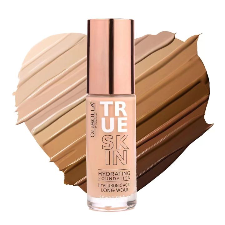 true-skin-รองพื้น-สูตรกันน้ำ-เนื้อแมตต์-บางเบา-ปกปิดได้ดี-ดูเป็นธรรมชาติ-เรียบเนียนและผิวสวยใส-ติดทนนานตลอดวัน