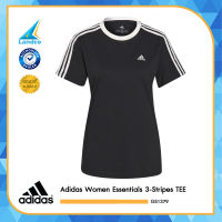 Adidas อาดิดาส สื้อผ้าแฟชั่น เสื้อกีฬา เสือยืด เสื้อผู้หญิง Women Essentials 3-Stripes TEE GS1379  (1100)