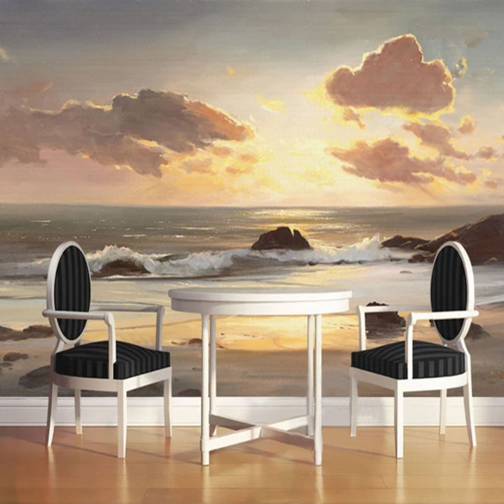 hot-custom-mura-wallpaper-3d-sea-sunrise-sunset-beach-waves-nature-landscape-wall-painting-living-room-tv-bedroom-papel-de-parede-3d