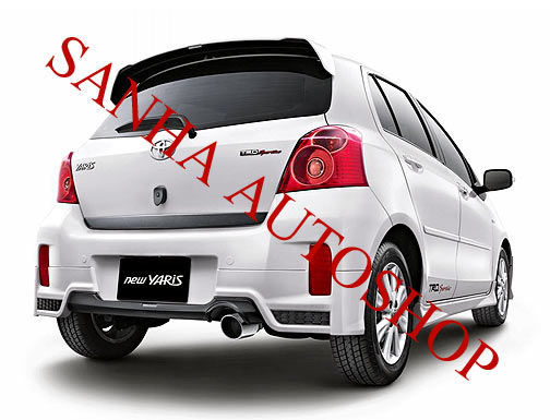 ไฟทับทิมกันชนท้าย-มีไฟ-toyota-yaris-ปี-2006-2007-2008-2009-2010-2011-2012-2013-ทรง-rs-ไฟทับทิมท้าย-ไฟทับทิม-ทับทิมท้าย