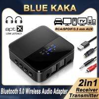 CSR Bluetooth 5.0 ตัวรับส่งสัญญาณเสียง AptX HD LL เวลาแฝงต่ํา RCA / SPDIF / 3.5 มม. อะแดปเตอร์เสียงไร้สาย AUX สําหรับทีวีพีซี รถ