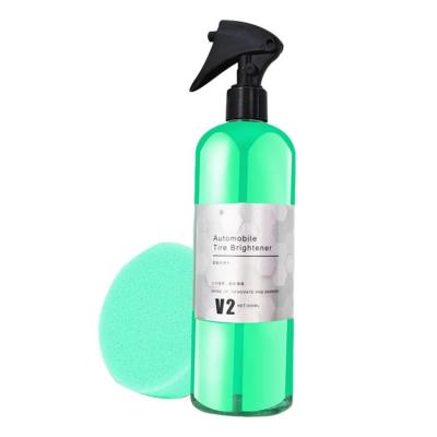 Tire Shine Spray Wheel Shine for Car Tires Car Care Agent Deep Nourishment Extend Tire Life Durable Protection for Motorcycles Trucks RVs pleasure