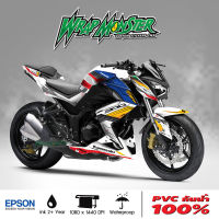 สติ๊กเกอร์แต่งลายรถ Kawasaki Z250, Z300 รอบคัน ลาย GD Robot