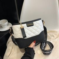 ๑ Xiaoxiangfeng rhombic chain womens bag 2023 new autumn and winter all-match hobo bag high-end one-shoulder messenger bag cross-border