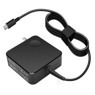 Suitable for Lenovo Square Notebook Portable Power Adapter 65W Type-C Port Pd Fast Charge Computer Charger