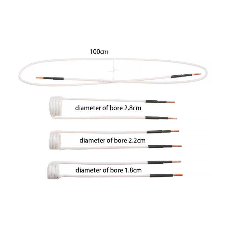 bokali-4-ชิ้นมินิสีขาวflamelessเหนี่ยวนำเครื่องทำความร้อนขดลวดชุด-1-ชิ้นลวดความร้อนชุด