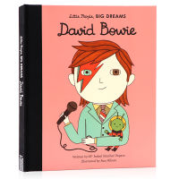 Little people big dreams series David Bowie English original picture book little people big dreams David Bowie little boy big dreams childrens English Enlightenment inspirational books celebrity biography Hardcover