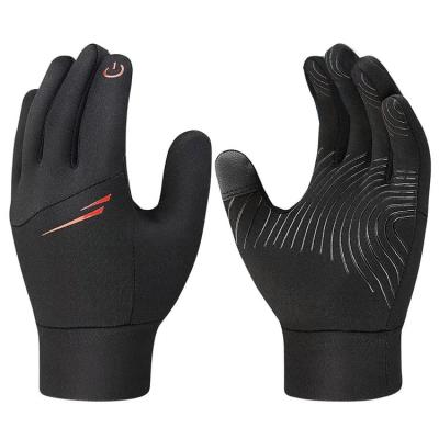 Waterproof Windproof Gloves Kids Cycling Bike Gloves Touchscreen Compatibility Anti-Slip TouchScreen Full Finger Lightweight Gloves For Outdoor Sports Running Riding Walking Ski Football pleasant
