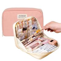 Kawaii Large Capacity Pencil Bag Pencil Cases Pouch Holder Box for Office Student Stationery Organizer School Supplies Pen Bag Pencil Cases Boxes